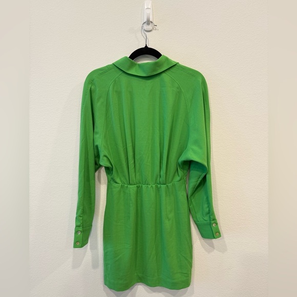 & Other Stories Bright Green Button-Down Dress - Picture 4 of 4